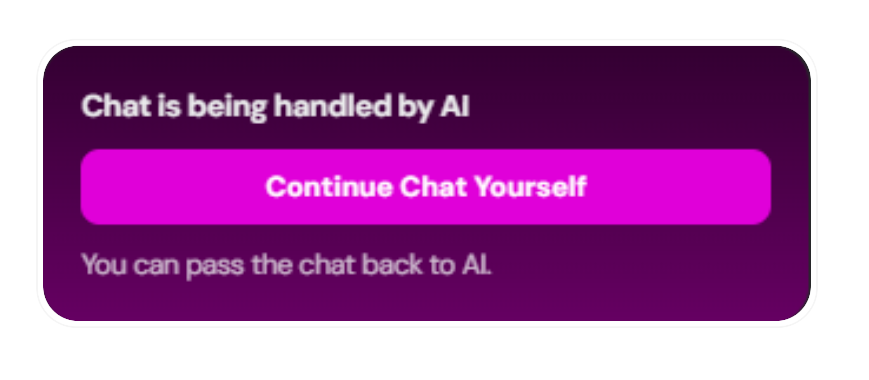 continue chat UI
