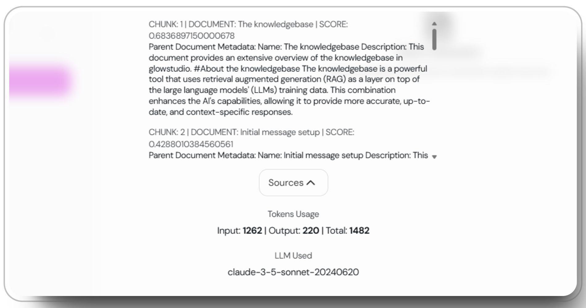 Example Debug Screen
